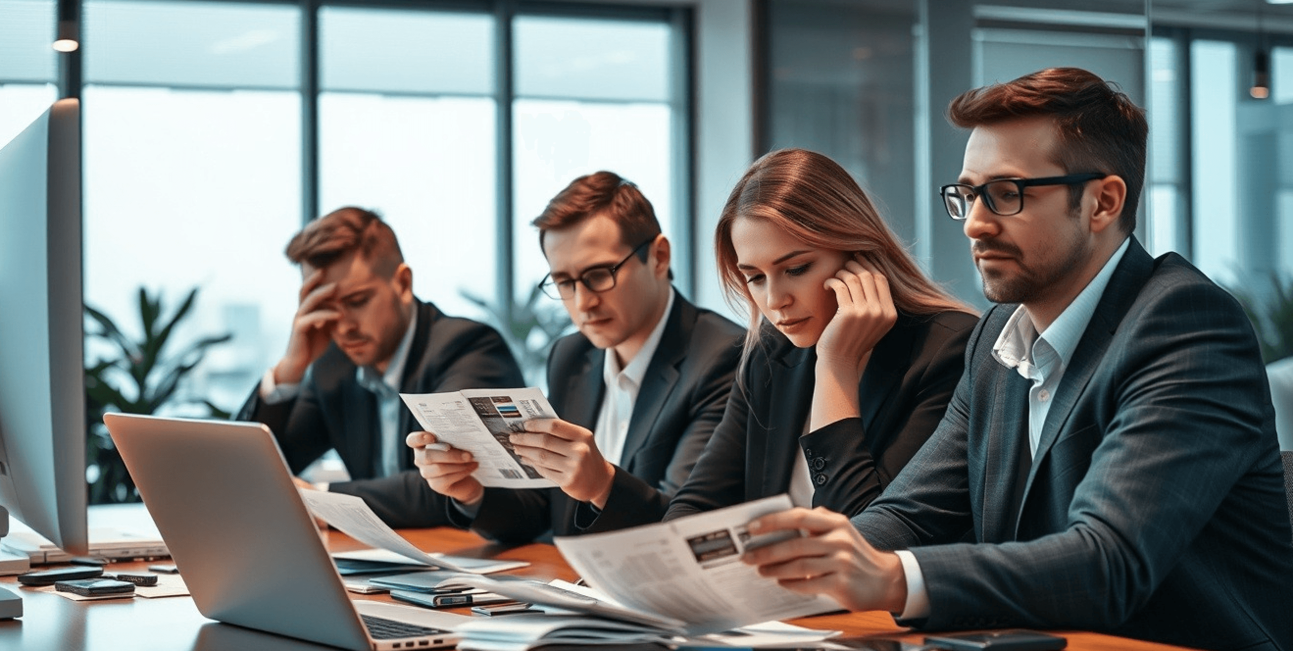 People stressed about debt